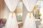 SUQ I OME 2 Pack of Luxury Crystal Beaded Magnetic Curtain Tieback and Holdback - Image 7