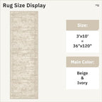 Runner Rug 3x10 Washable Non-Slip Hallway Runner Rugs - Image 5