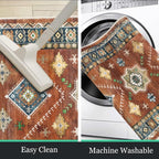 HEBE Boho Kitchen Rug Sets 3 Piece - Image 4