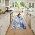 Washable Area Rugs 2x7 Non-Slip Modern Abstract Soft by RELEANY