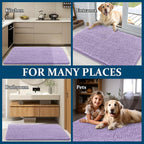 OLANLY Dog Door Mat for Muddy Paws 47x17, Absorbs Moisture and Dirt, Absorbent - Image 8