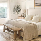 Topfinel Decorative Beige Throw Pillow Covers Cushion Cases, Natural Home Decor - Image 5