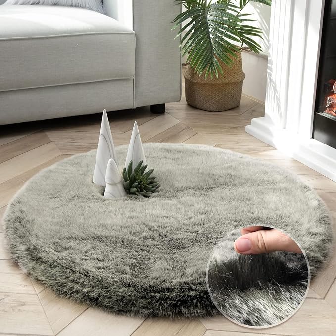 Ashler HOME DECO Soft Fox Faux Fur Chair Couch Cover Area Rug by AshlerHomeDeco