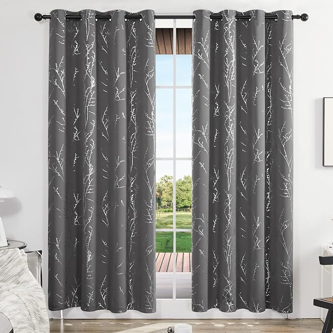Deconovo Floor to Ceiling Curtains, Soundproof Thermal Insulated Curtain - Image 2