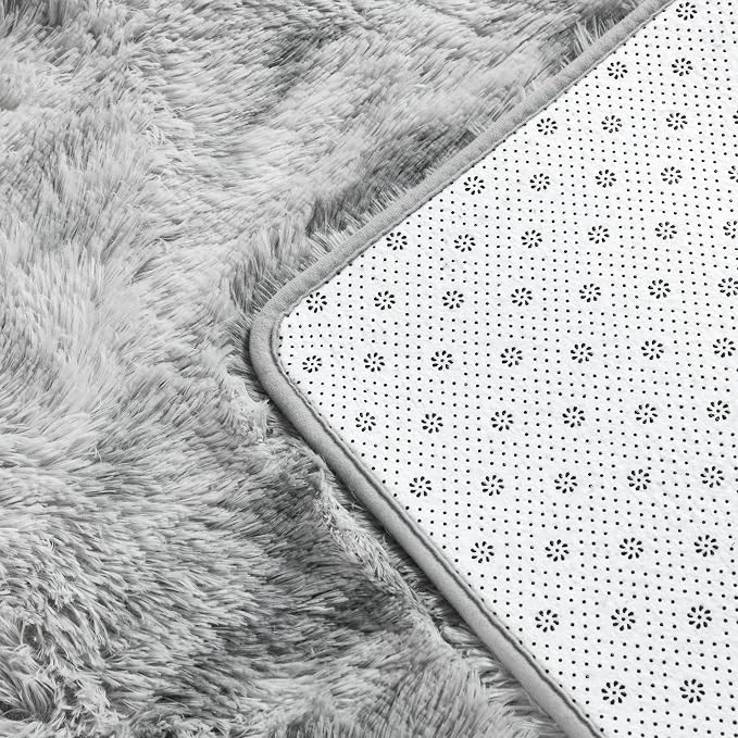 Deerhoo Large Shag Area Rugs 5 x 8, Tie-Dyed Plush Fuzzy Rugs - Image 6