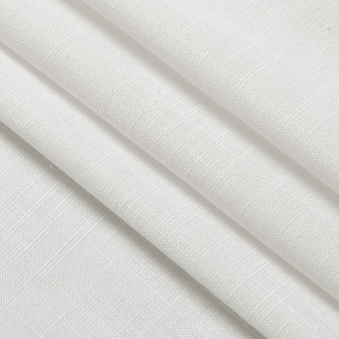 Off White Linen Curtains 80 inches Long - Image 6