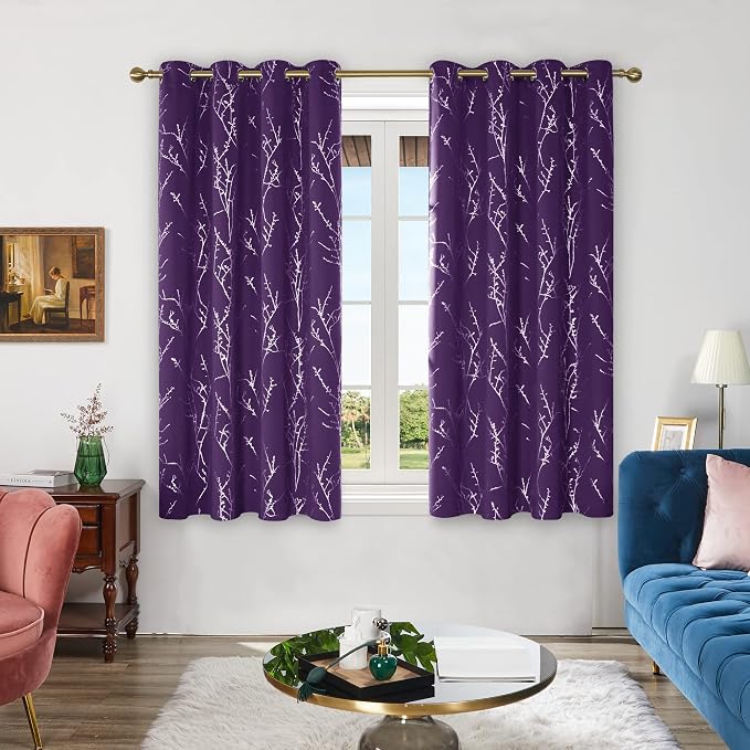 Deconovo Blackout Curtains, Thermal Insulated Soundproof Grommet Drapes by Deconovo