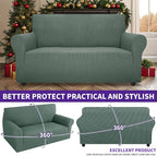 ZNSAYOTX Super Stretch Couch Cover Love Seat Sofa Covers - Image 2