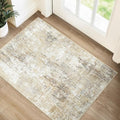 Washable Area Rugs 2'x3' Non-Slip Modern Abstract Soft by RELEANY