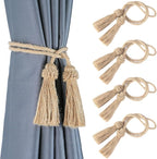 Fenghuangwu Curtain Tiebacks Handmade Decorative Curtain Holdbacks Rope by fenghuangwu