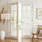 MYSKY HOME Natural French Door Curtains - Image 2