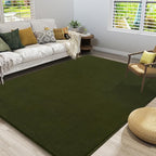Amearea Large Modern Area Rugs for Bedroom Living Room, 6x9 Feet Olive Green - Image 3