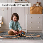 4x5 Washable Entryway Area Rug: Modern Moroccan Runner Rugs Indoor Soft Non - Image 3