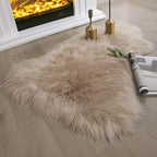 Ashler Faux Fur Rug, Fluffy Sheepskin Fur Rug, Fuzzy Ultra Soft 2 x 3 Ft Rugs - Image 5