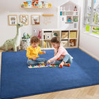 Amearea Large Modern Area Rugs for Bedroom Living Room, 8x10 Feet Blue - Image 4