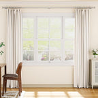 YaFex 2 Pack Heavy Duty Curtain Rods 32-120 Inch, 1 Inch Adjustable Curtain Rod - Image 2
