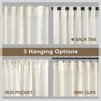 Pitalk 120 Inches Long Curtains - Image 5