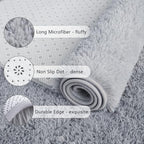 Chicrug Soft Runner Rugs for Bedroom Living Room Plush Fluffy Rug 3x10 Feet - Image 6