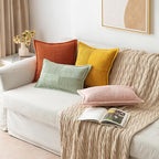 MIULEE Rust Decorative Throw Pillow Covers - Image 4