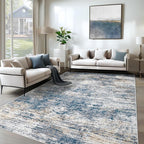6x9 Area Rugs for Living Room, Washable Modern Abstract Large Area Rug Neutral by XLUEZ