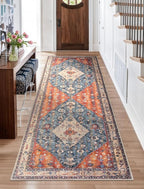 SERISSA Washable Boho Runner Rug by SERISSAHomeDecorCollection