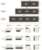 Area Rugs 2'x10' Runner Rug Non Slip Washable - Image 2