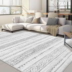 Nakagishi 10x12 Area Rug Living Room: Washable Boho Large Neutral Modern Soft by NakagishiAreaRug