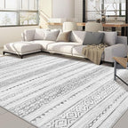 Nakagishi Area Rug Living Room Rugs: 12X15 Machine Washable Boho Large Neutral by NakagishiAreaRug