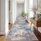IOHOUZE Abstract Runner Rug 3x18 Ft Extra Long Washable Runners - Image 8
