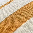 Fancy Homi Set of 1 Mustard Yellow Fall Decorative Throw Pillow Cover 18x18 Inch - Image 4