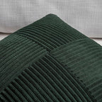 Fancy Homi Set of 2 Dark Green Boho Long Lumbar Body Decorative Throw Pillow - Image 4