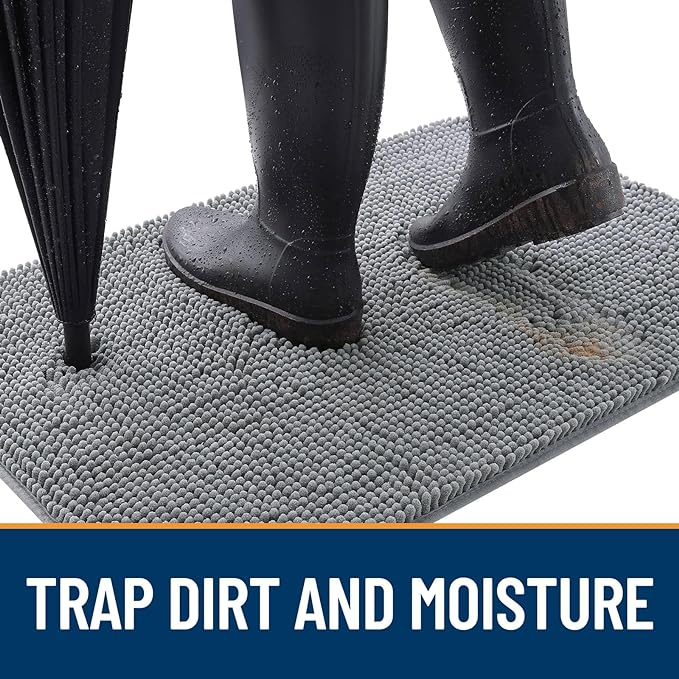 OLANLY Dog Door Mat for Muddy Paws 30x17, Absorbs Moisture and Dirt, Absorbent - Image 2
