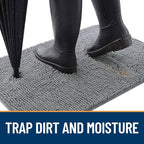 OLANLY Dog Door Mat for Muddy Paws 45x27, Absorbs Moisture and Dirt, Absorbent - Image 2