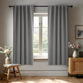 Deconovo Blackout Curtains, Thermal Insulated, W42 x L54 2 Panels, Back Tab by Deconovo