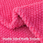 Whale Flotilla Extra Large Fuzzy Fleece Throw Blanket - Image 3