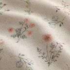 Boho Floral Spring 100% Blackout Curtains 84 Inch Length 2 Panels Set, Linen - Image 3