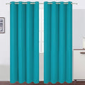 LEMOMO Teal Blackout Curtains/52 x 108 Inch/Set of 2 Panels Room Darkening by Lemomo