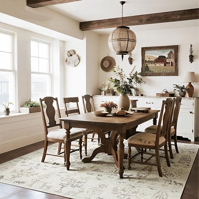 Washable Rugs 8x10 Area Rugs for Living Room, Dining Room- Large Ultra Soft - Image 6