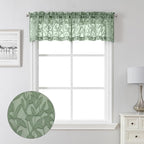 Lecloud Leia 14 Inch Sage Valance by Lecloud