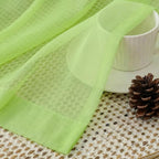 Aiyufeng Lime Sheer Curtains 63 Inch Length 2 Panels Set - Image 5