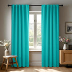 Deconovo Blackout Curtains, Thermal Insulated, W42 x L95 2 Panels, Back Tab by Deconovo