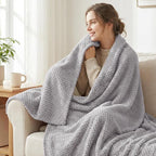 Exclusivo Mezcla Fleece Bed Blanket Twin Size, Super Soft and Warm Blankets - Image 2