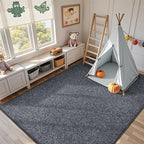 FinRèc 4x6 Washable Area Rugs for Bedroom Living Room, Low Pile Thin Rug Solid - Image 5