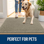OLANLY Dog Door Mat for Muddy Paws 59x32, Absorbs Moisture and Dirt, Absorbent - Image 6