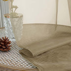 OWENIE Taupe Sheer Curtain 90 Inches Long 2 Panels Set, Solid Filmy Drapes - Image 7