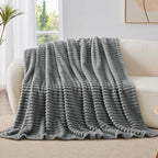BEDELITE Twin Blanket for Couch & Bed, 300GSM Soft & Warm Fleece Blanket - Image 9