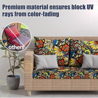 8Pcs Stretch Patio Cushion Covers, Outdoor Couch & Sofa Replacement Slipcovers - Image 3