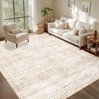 Area Rugs 9x12 Living Room Rug: Washable Rug Soft Vintage Boho Carpet Indoor - Image 3