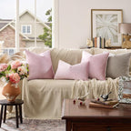 GIGIZAZA Decorative Couch Throw Pillow Cover, Square Sofa Velvet Throw Cushions - Image 2