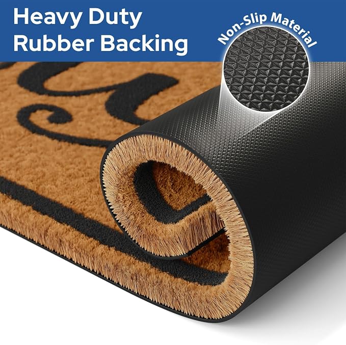 Barnyard Designs Natural Coco Coir Heavy Duty Backing Doormat - Image 5